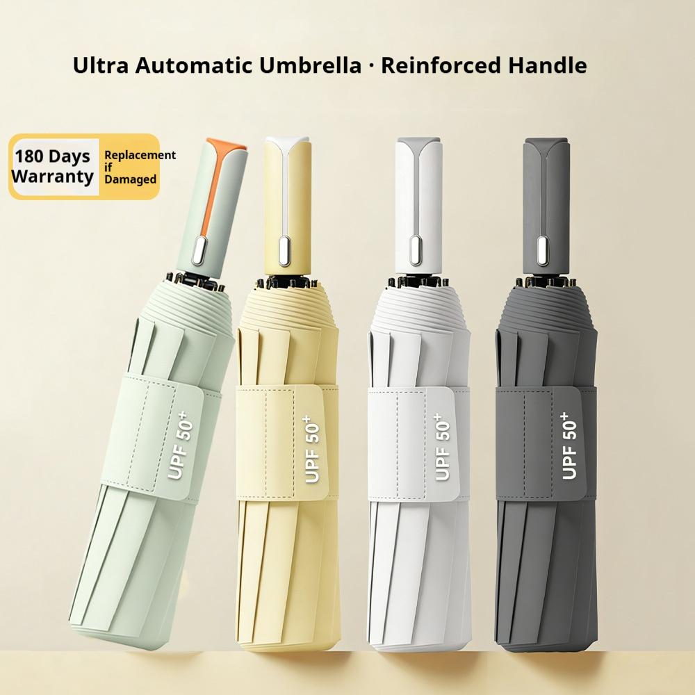 40 Bone Fully Automatic Sunshade Umbrella Folding Umbrella Thickened and Large Anti slip Easy to Open and Fold Umbrella