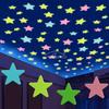 50/100X 3cm Star Glow In Dark Luminous Fluorescent Wall Sticker For Kids Baby Room Bedroom Ceiling Home Holiday Party Decoration
