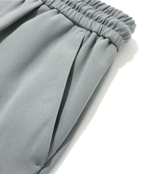 SEVENSELAH Hubis Wide Straight Crop Pants Blue Gray