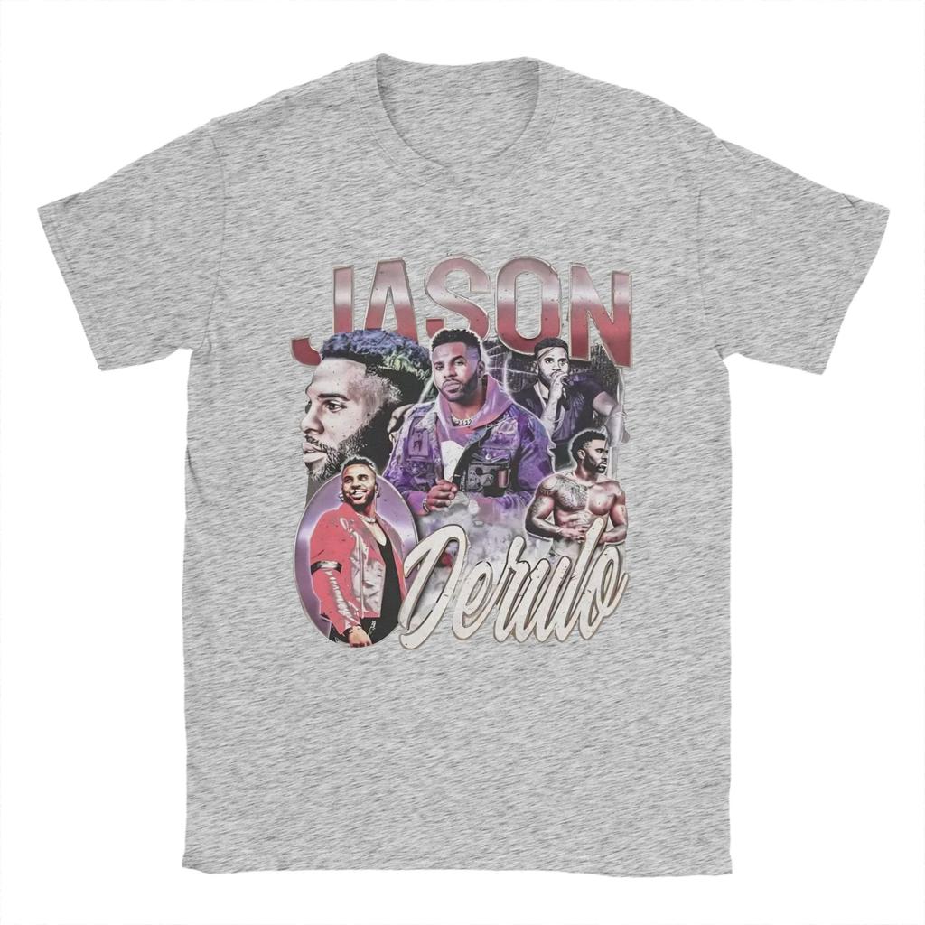 Jason Derulo Konzert Welttournee 2026 Bedrucktes T-Shirt Herren Damen Baumwolle T-Shirt Kleidung