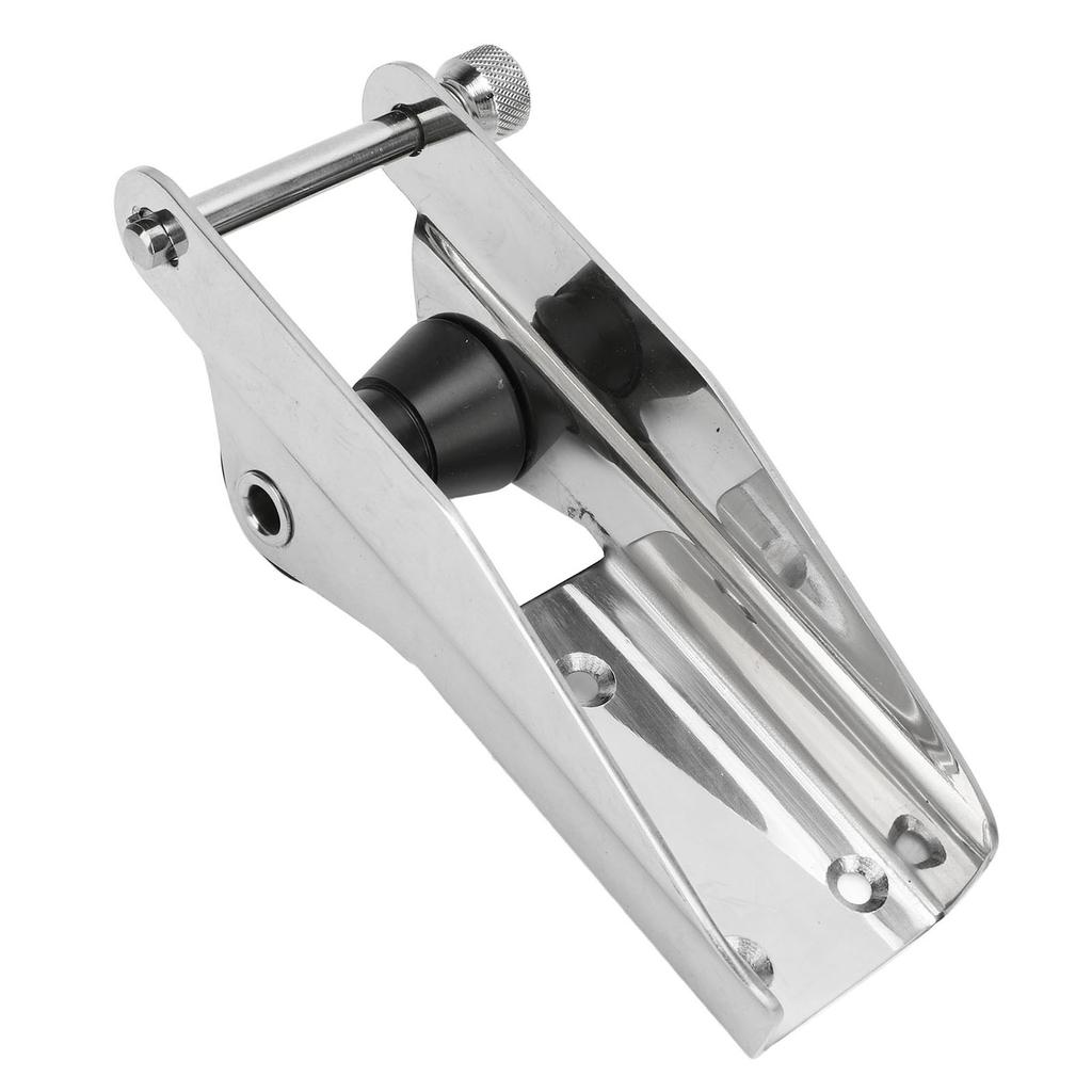 Boat Anchor Roller Stainless Steel 200mm Polished Marine Bow Roller Holder with Spring Pin for Trailer Yacht