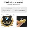 For BMW 1 W E82 car 3D Shield Emblem Metal Badge Car Body Side Fender Rear Trunk Sticker Auto Exterior Accessories For BMW G42 G16 G15 G26 X6 X5