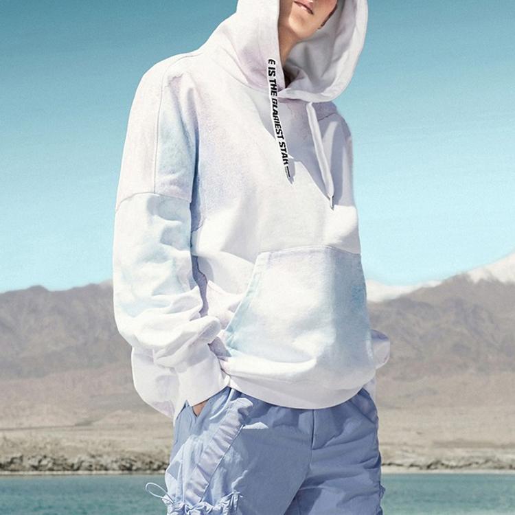 Li-Ning Counterflow Trace New York Fashion Week Show Series Aurora Tianmu Hoodie Unisex Tops White AWDP963-1