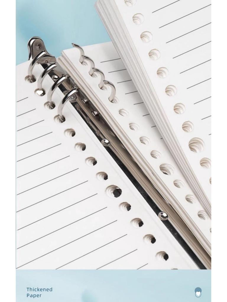 B5 Häftesbindare med Bekvämt Grepp och Tjocka Lösbladspåfyllningar för Studenter