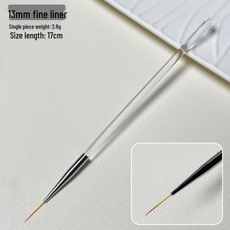 

Набор из пяти кистей для дизайна ногтей для рисования линий и цветов