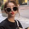 4PCS Fashion Small Frame Sunglasses Women Retro Small Oval Glasses Ladies Glasses