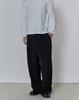 Mugeon Rope Wide Oriental Slacks _ Black