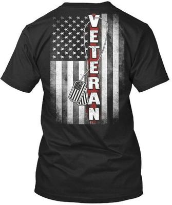 Veteran Lte T-Shirt Made In the USA Size S To 5XL