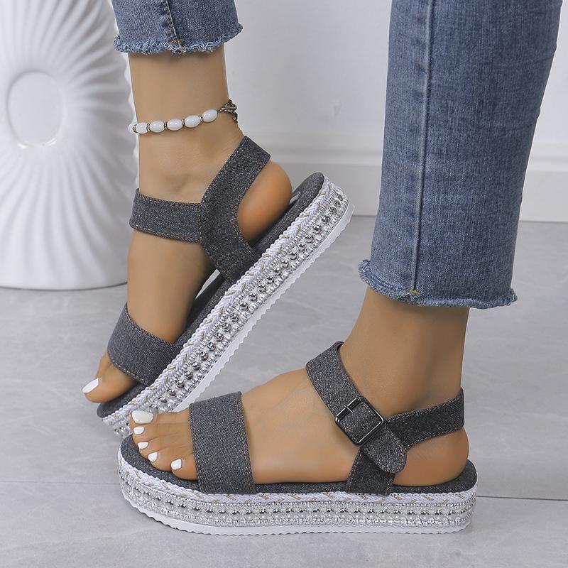 Weiche Leder Römersandalen Damen Sommer Neue Weiche Sohle Oberbekleidung Damen Keilschuhe Mode Lässig Designer Schuh Damen