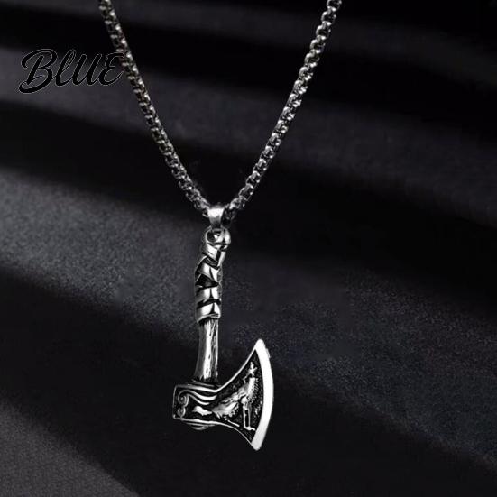 Evil Eye Repellent Jewelry 3Pcs Viking Necklace Hammer Spearhead Ax