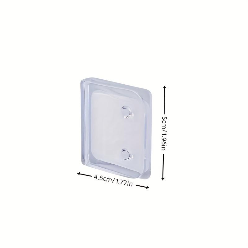S-1set Multi-purpose Curtain Clip - Transparent Plastic, No Power Required - Very Suitable for Bathrooms and Kitchens