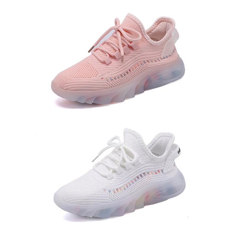 Women's Fashion Platform Sport Shoes Autumn Breathable Outdoor Running Sneakers Lightweight Casual Tennis Shoes