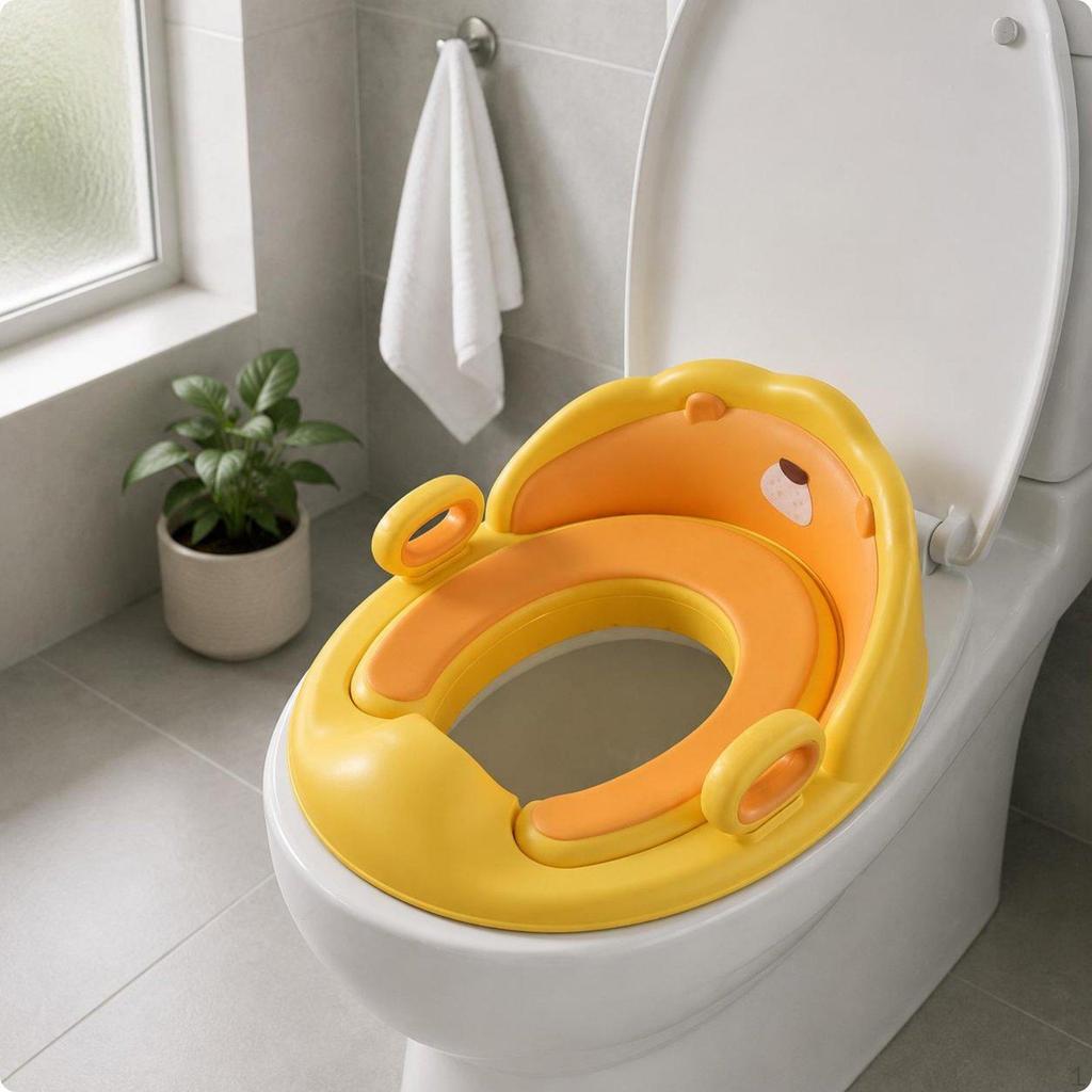 Asiento de Inodoro para Niños Pequeños Fácil de Higiénico y Niños Antideslizante Producto de Cuidado para
