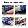 Chrome Polishing Compound Aluminum Cleaner & Brightener & Restorer 50g Tarnish Resistant Scratch Resistant High Gloss Non