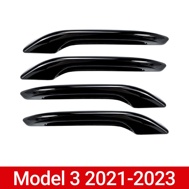 ABS Auto Türgriff Fänger Abdeckung Schutzhülle Zierleisten Aufkleber Zubehör Für Tesla Model 3 Y 2017 2018 2019 2020 2024 2024 2024