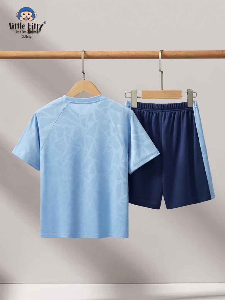 Boys' Ice-Touch Quick-Dry Sports Suit, Ages 2-5.