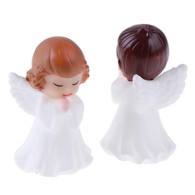 1Pcs Angels Figurines Miniature Sculpture Ornament Decoration For Desktop Car Garden Cake