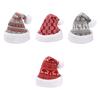 Christmas Hat Plush Xmas Cap Christmas Party Decorations Unisex Knitted Hat