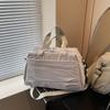 Lightweight bag women's large-capacity handbag canvas short business trip tote bag men's versatile shoulder messenger bag