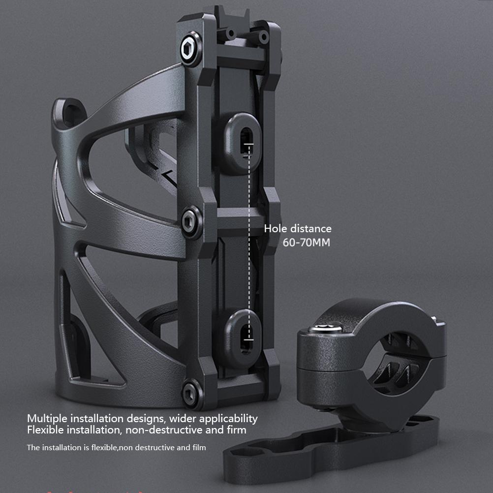 Bike Water Cup Holder Lightweight Aluminum Alloy Cup Cage with Screws and Tool Durable Drink Cages for Outdoor