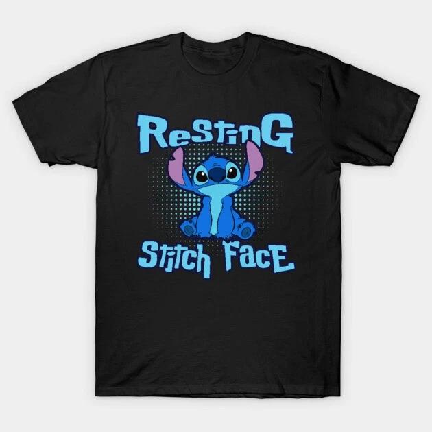 Resting Stitch Black TShirt S