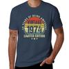 Vintage 1974 50th Birthday Gift Distressed Design Funny TShirt Simple Trendy Casual TShirt
