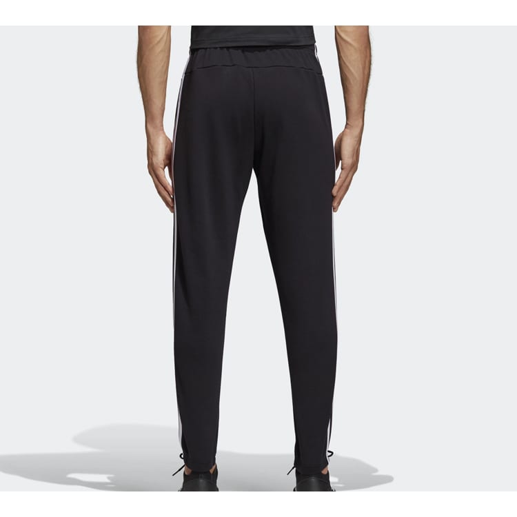 Adidas ESSENTIALS 3 Stripes Knitted Sweatpants Men's Black DQ3078