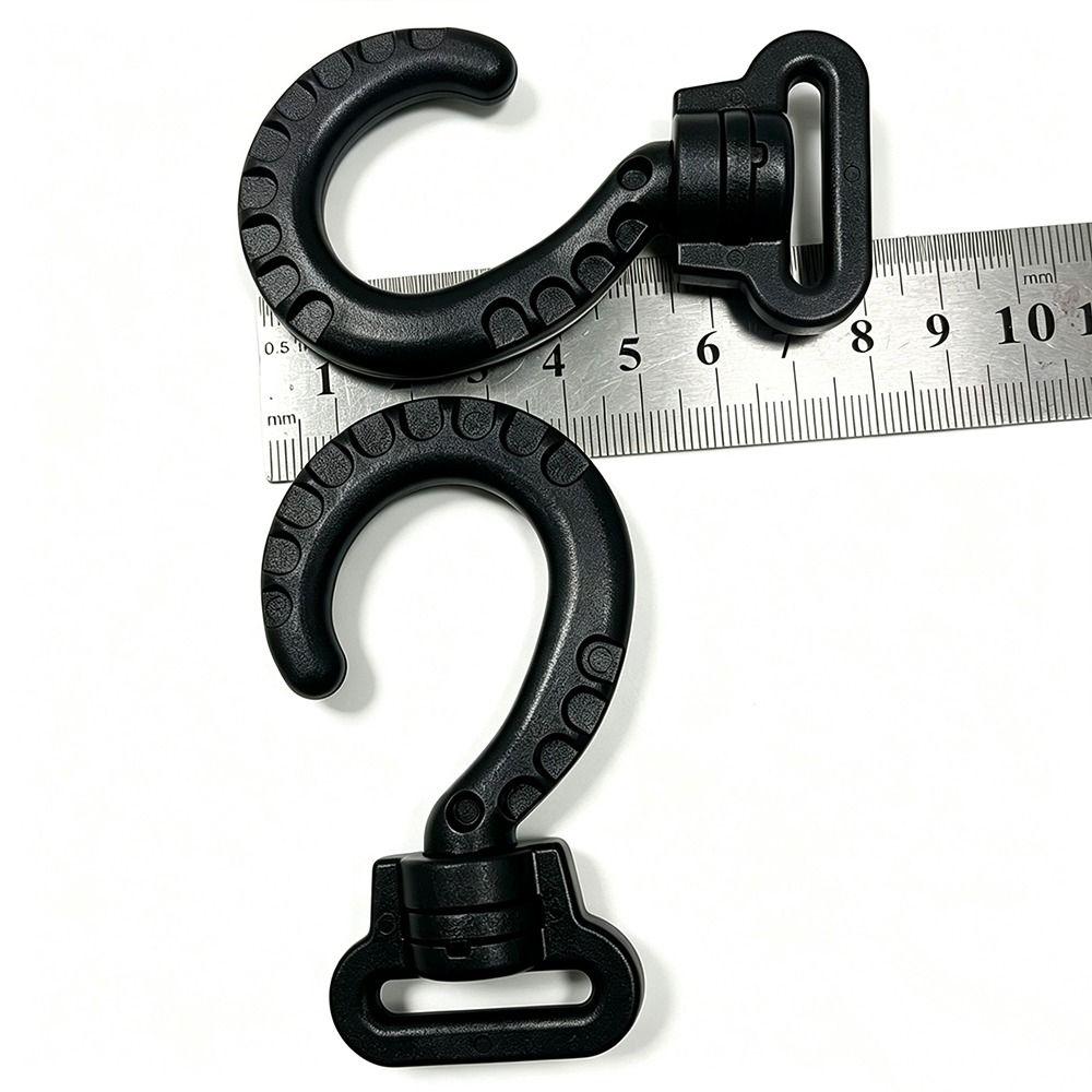 10pcs Multi-functional Rotating Backpack Hook  for Luggage Webbing Bag Backpack