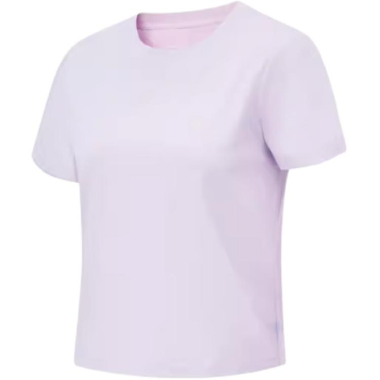 

Li-Ning Мягкая Приятная к коже Удобная Дышащая Футболка с коротким рукавом и круглым вырезом для спорта Женские топы Шелковисто-фиолетовый ATST616-3 M