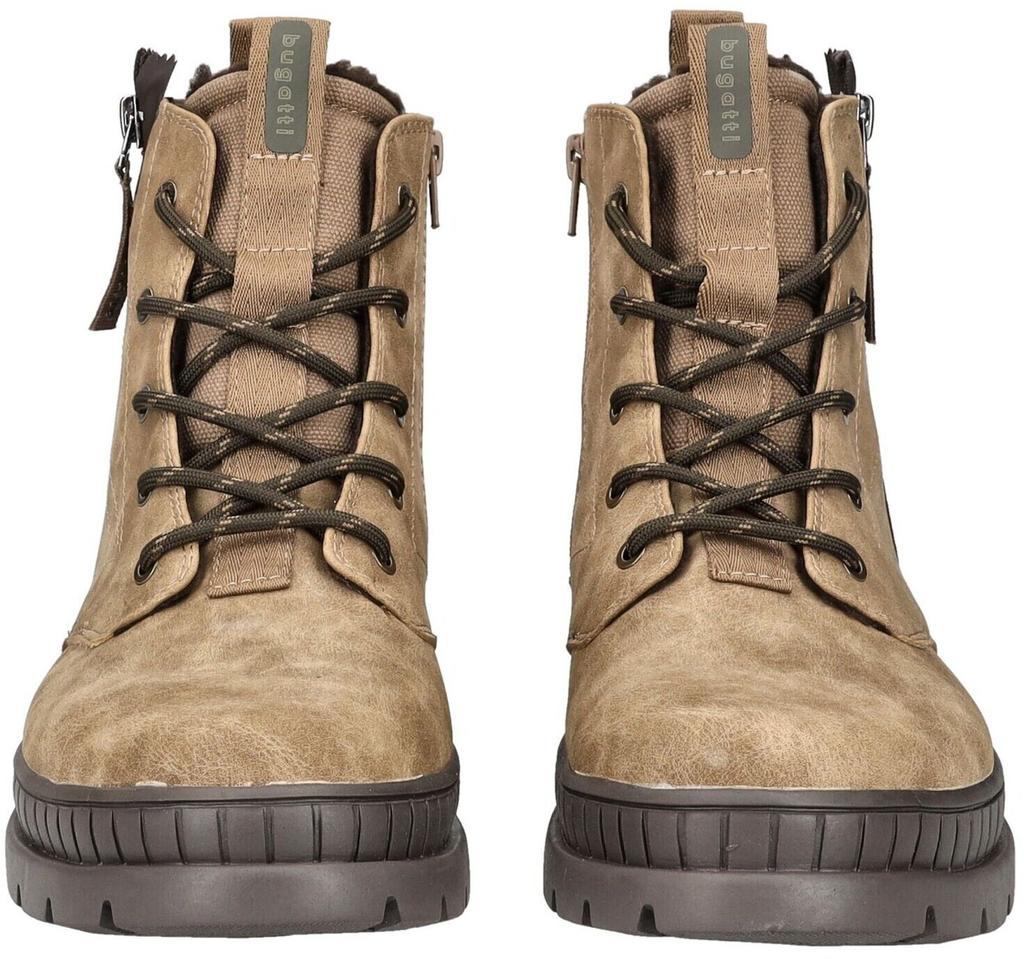 Bugatti Beige Boots On a Block Heel