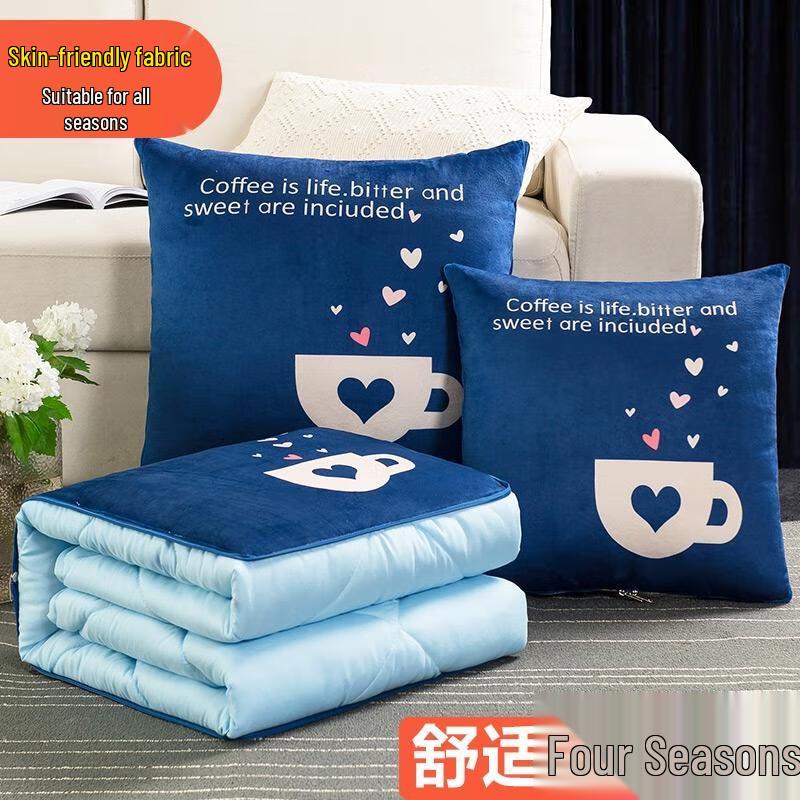 HANDUNYOU 2-в-1 Подушка-одеяло для сна в машине/офисе