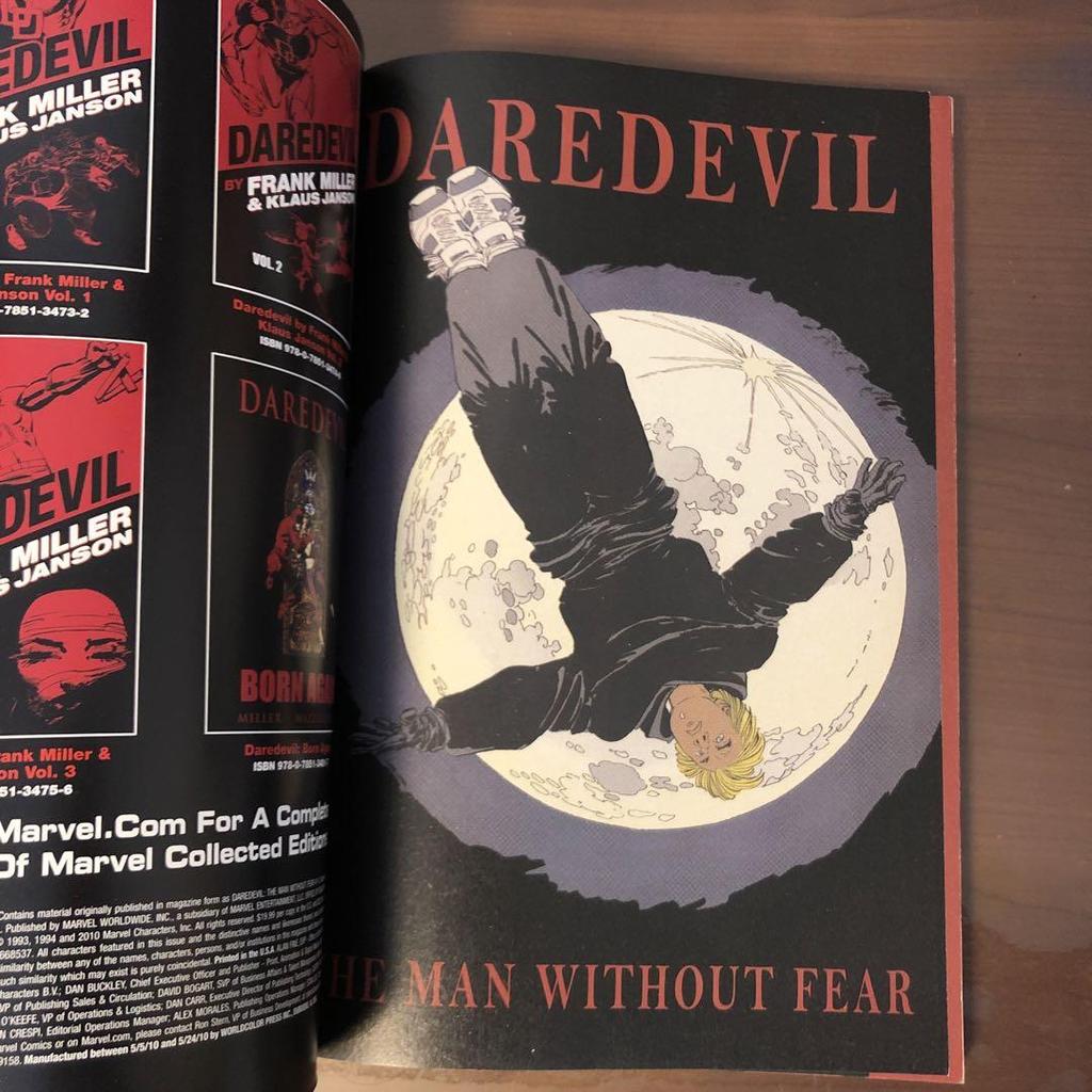 [USED] Daredevil: Man Without Fear Frank Miller