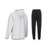 Under Armour Logo Training Woven Hooded Long Sleeve Knit Jogger Set Men sets 24600410-009+23600704-001