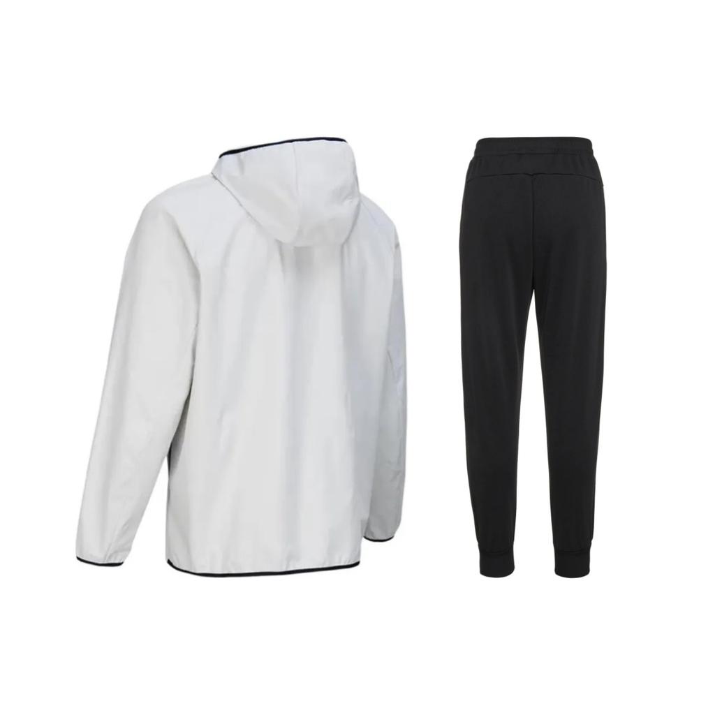 Under Armour Logo Training Woven Hooded Long Sleeve Knit Jogger Set Men sets 24600410-009+23600704-001