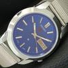 JAPAN VINTAGE REFURBISHED SEIKO 5 AUTOMATIC 7009A MENS BLUE DIAL WATCH A446422-1