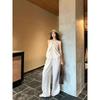 Kumikumi Pure Desire Style Set Temperament Halter Top Women Summer High Waist Slimming Versatile Casual Pants Two-piece Set