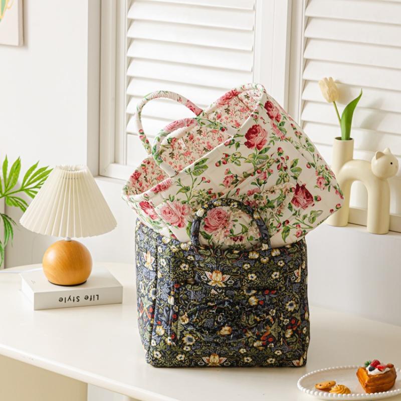 Korean-style Country Home Fabric Storage Basket, Portable Underwear And Sundries Organizing Box, Storage Basket