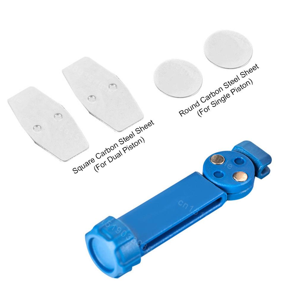 Bicycle Brake Pad Spreader Tool Durable Steel Rotatable Bike Oil Disc Piston Reset Hydraulic Brake Caliper Piston Extension 1 Set
