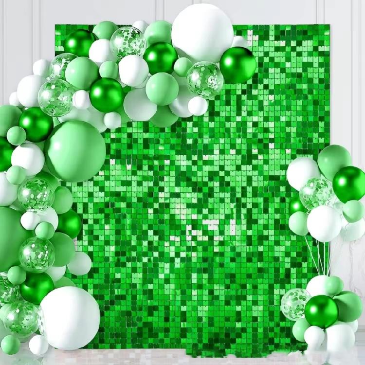 24Pieces  Reflective Party Decorations Interchangeable Glittering Panels For Photo Booth Backdrops Event