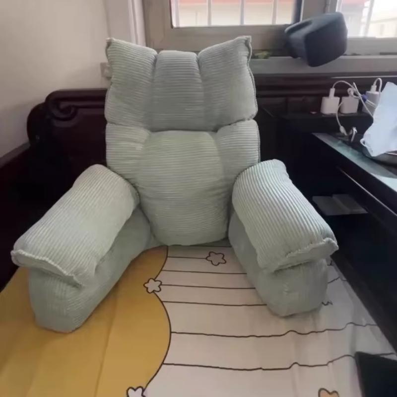 Backrest Cushion Lumbar Support Pillow Pregnancy Comfortable Reading Relaxing Nursing Pillows Lounger Pad Washable Cover