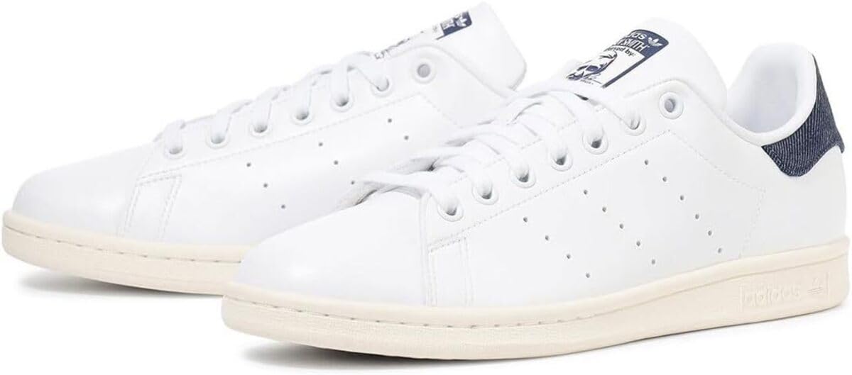 Adidas Stan Smith Size Footwear, White/Dark Obsidian/Off-White, JP8658, 25.5cm