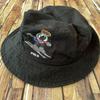 Used Polo Ralph Lauren Polo Bear Embroidery Bucket Hat Black Hat POLO One Size