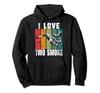 Funny I Love Two Smoke Two Stroke for 2 STROKE Motocross Hoodie