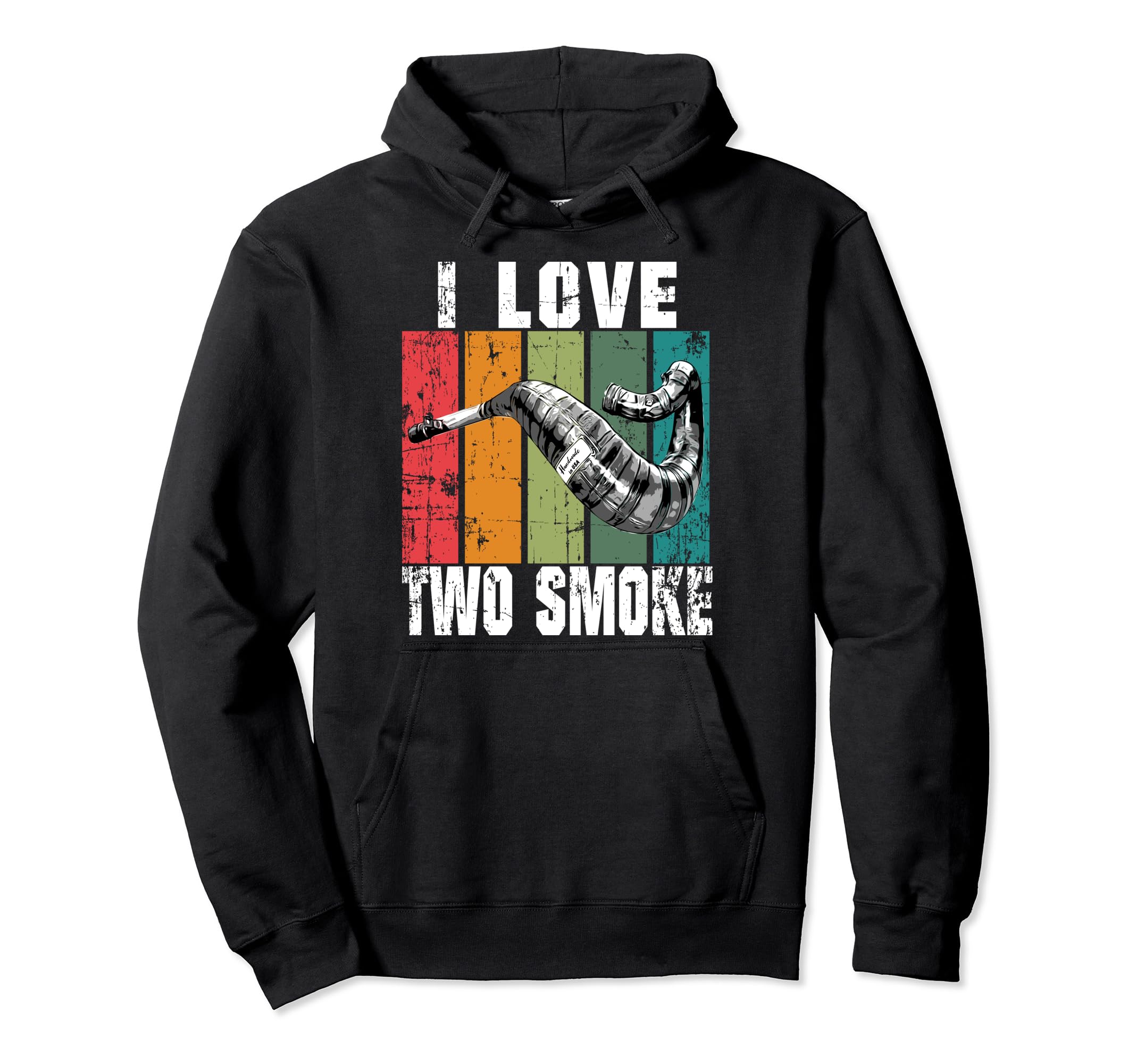 

Funny I Love Two Smoke Two Stroke for 2 STROKE Motocross Hoodie