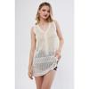 Women's Openwork Knitwear Long Sweater Tunic