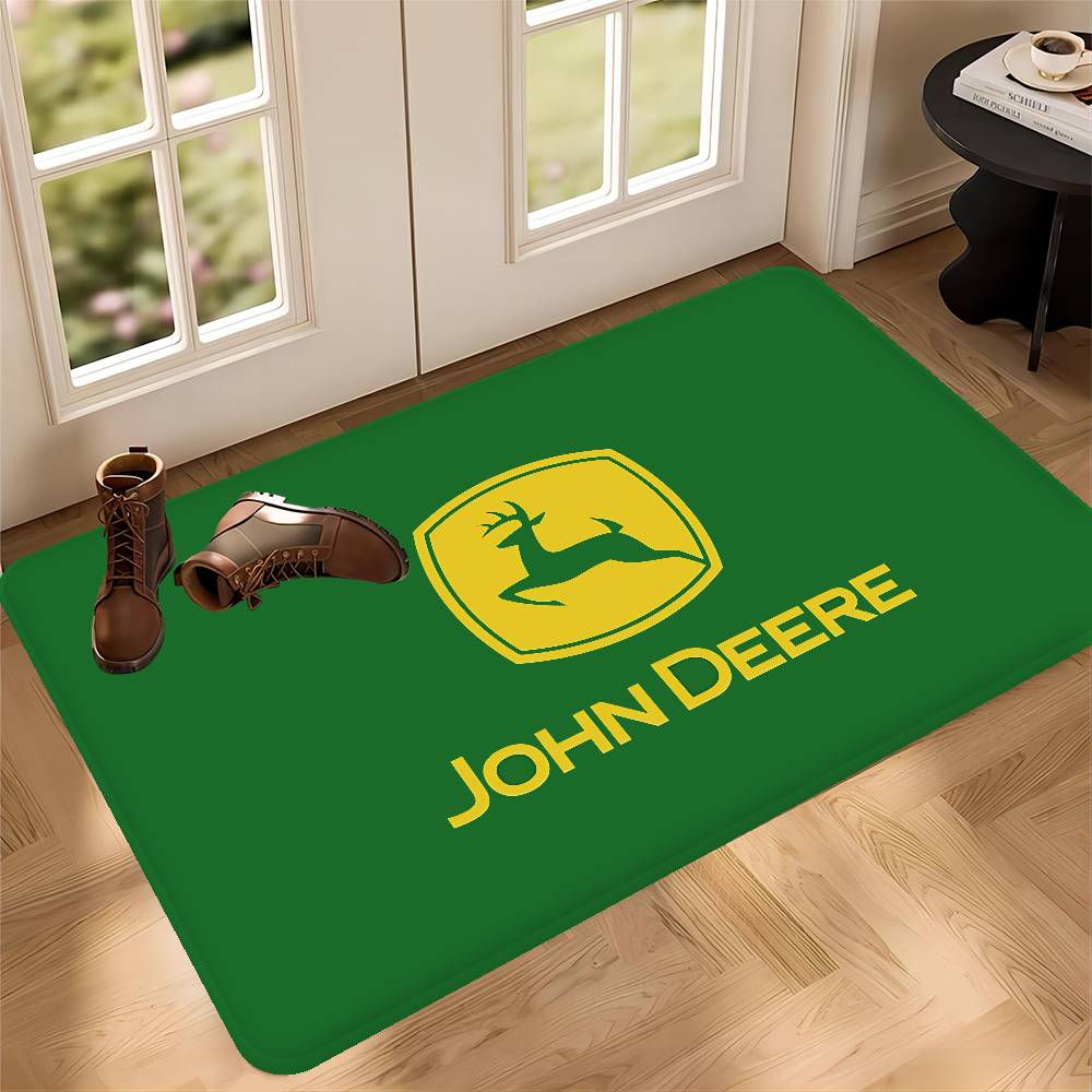 J-John-Logo-Deeres Floor Mat Rectangle Anti-slip Home Soft Badmat Front Door Indoor Outdoor Mat Welcome Doormat
