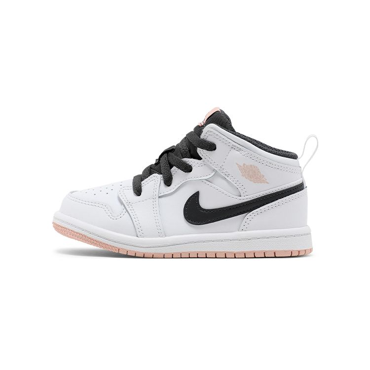 Air Jordan 1 Mid TD White Arctic Orange Baby Sneakers Anthracite 640735-180
