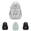 Large Capacity Nylon Backpack With Breathable Straps For Students And Casual Use