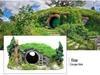 Hobbit House Fish Tank Decoration: Castle, Treehouse & Hiding Spot for Fish, Shrimp, Hermit Crabs, and Reptiles