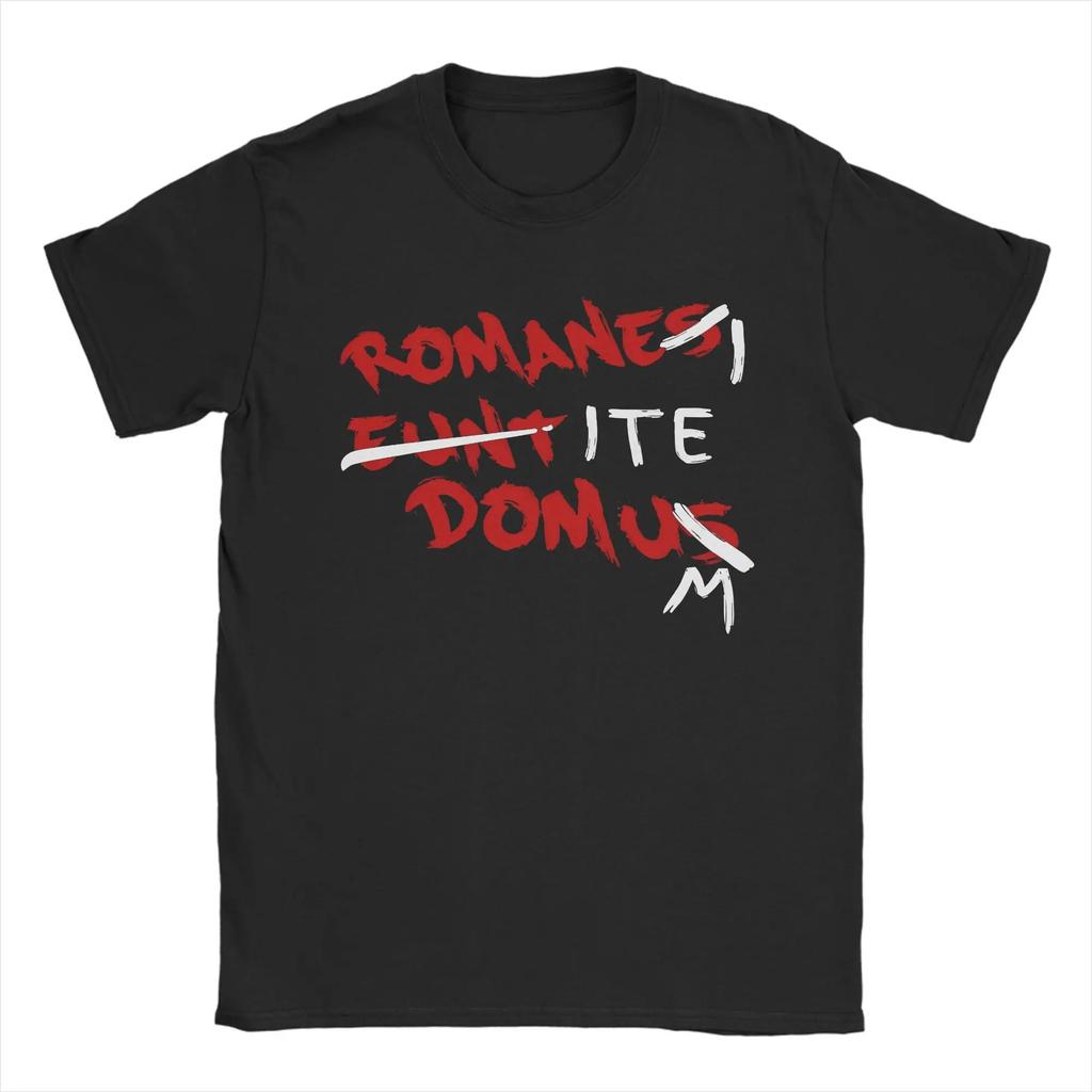 Romanes Eunt Domus T Shirt Monty Python Life of Brian Funny Movie Graphic Print Cotton Short Sl